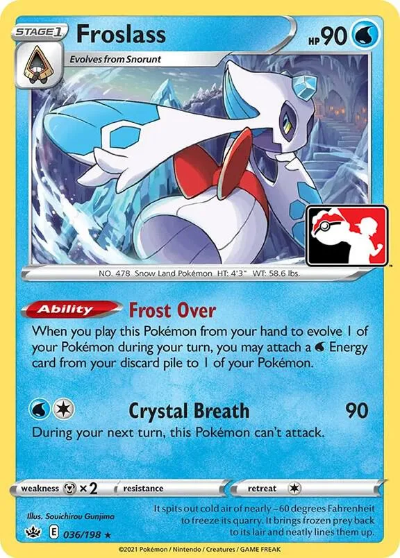 Froslass card front