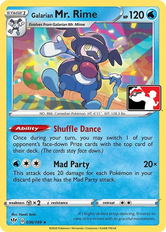 Galarian Mr. Rime card front