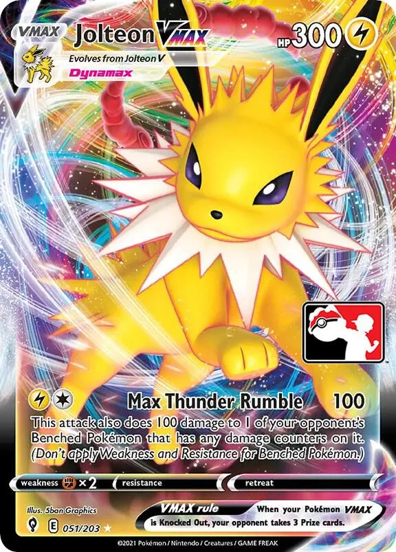 Jolteon VMAX card front