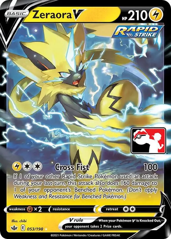 Zeraora V card front