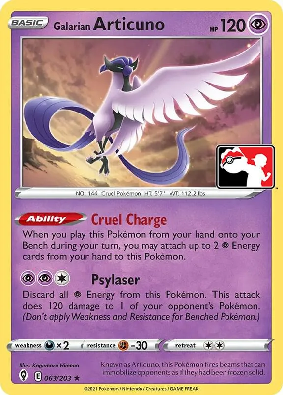 Galarian Articuno card front
