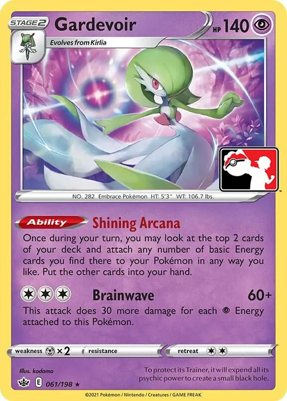 Gardevoir card front