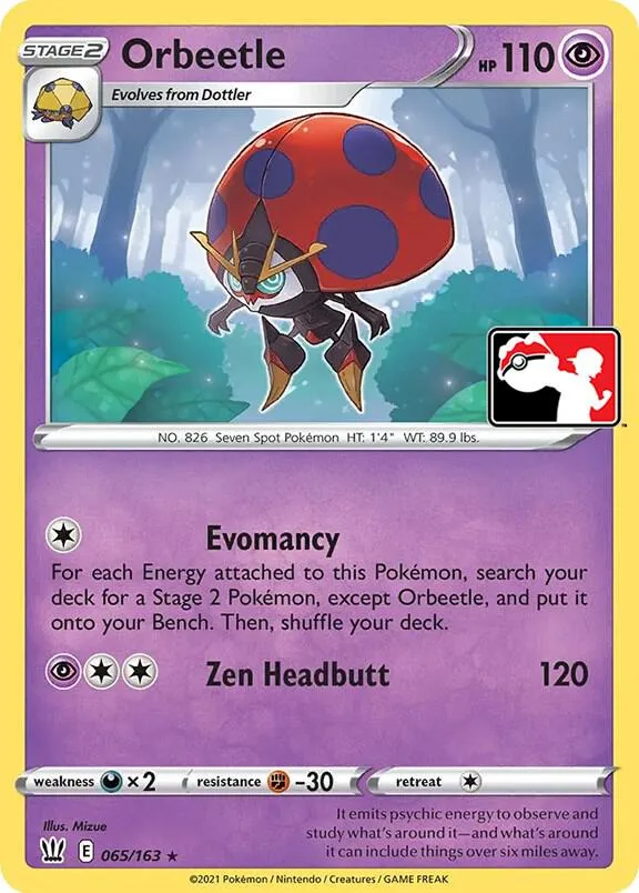 Orbeetle card front