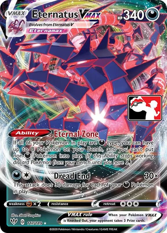 Eternatus VMAX Holofoil card