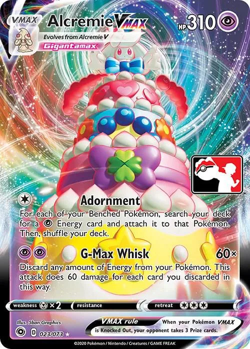 Alcremie VMAX card front