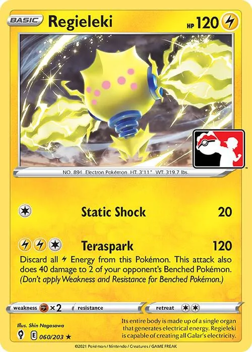 Regieleki card front