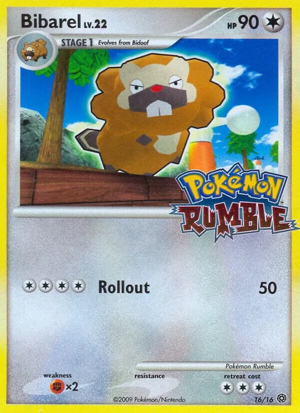 Bibarel card front
