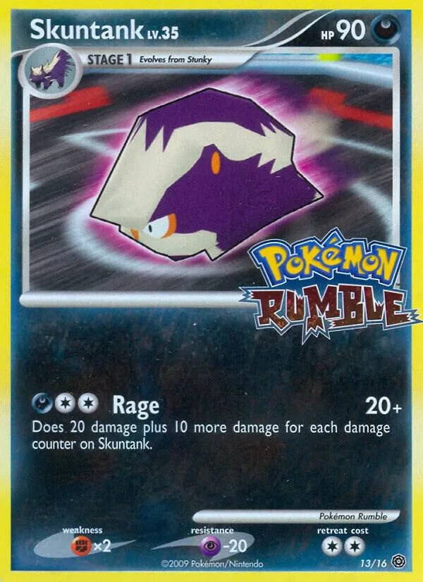 Skuntank card front