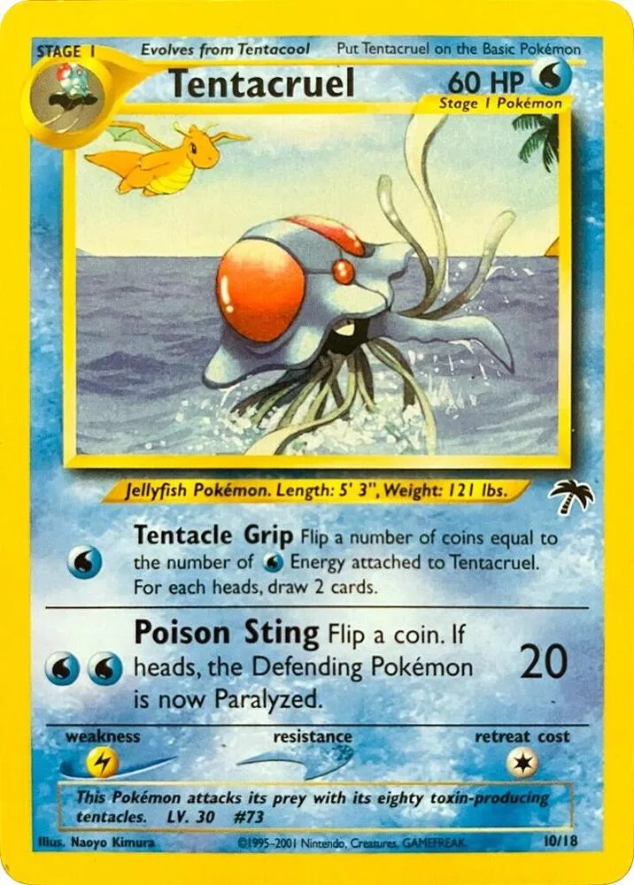 Tentacruel card front