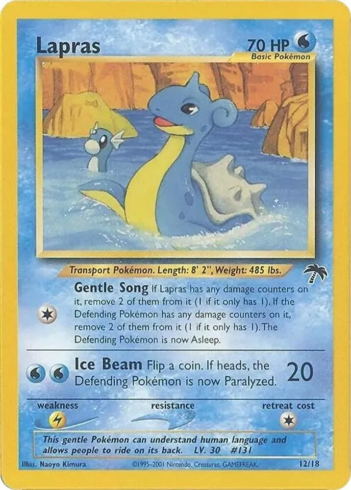Lapras card front