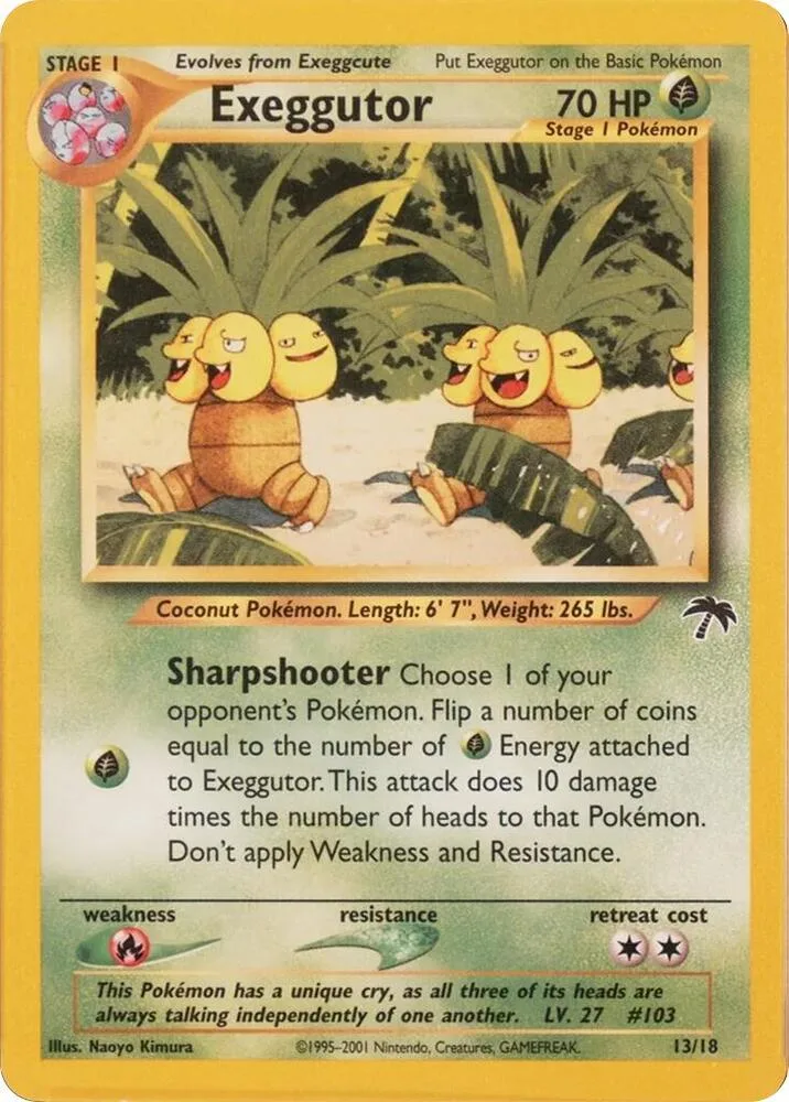 Exeggutor card front