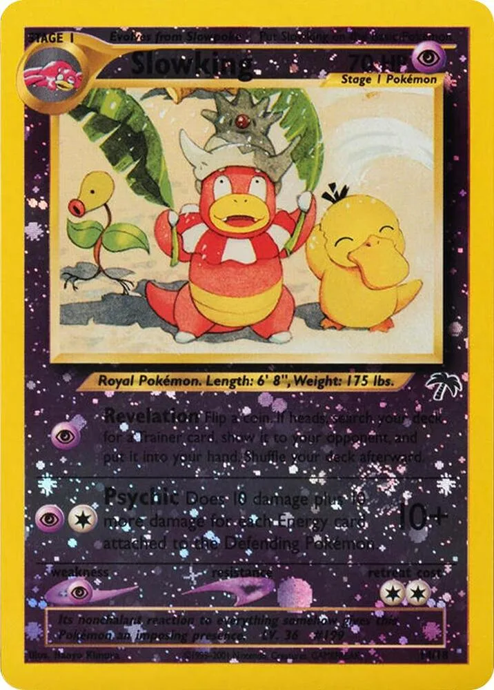 Slowking card front