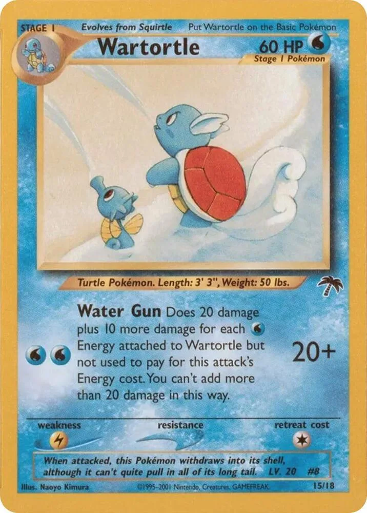 Wartortle card front