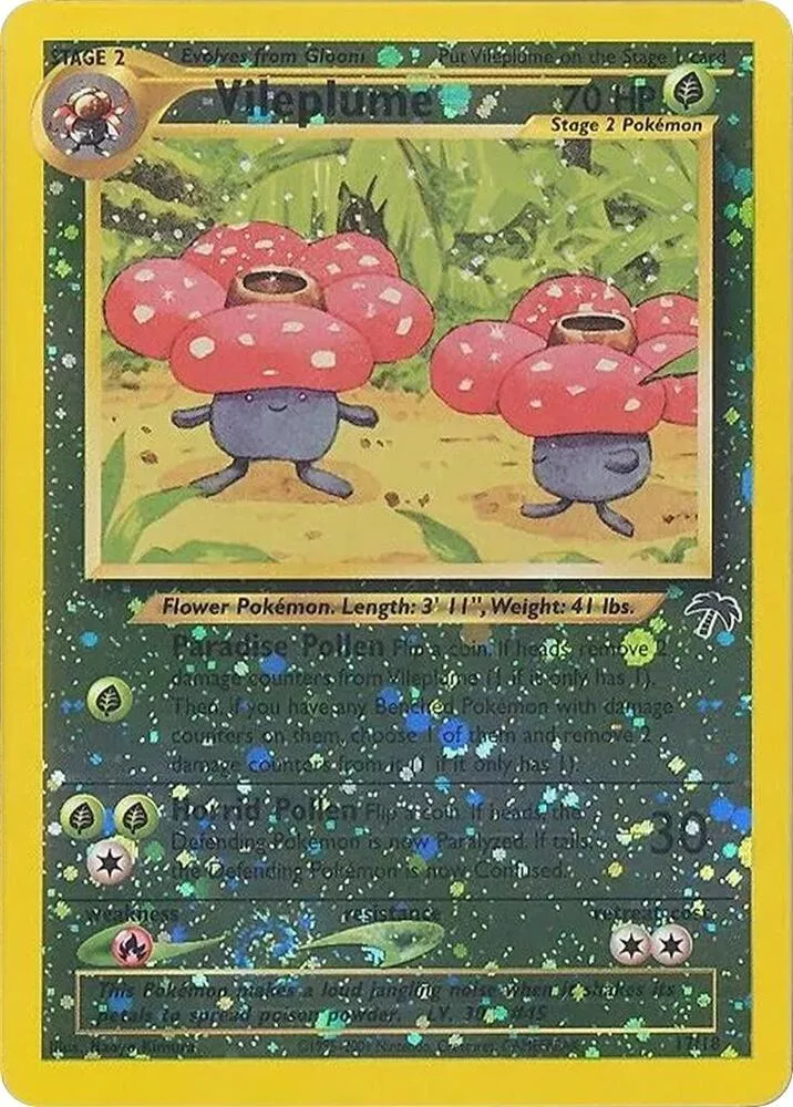 Vileplume card front