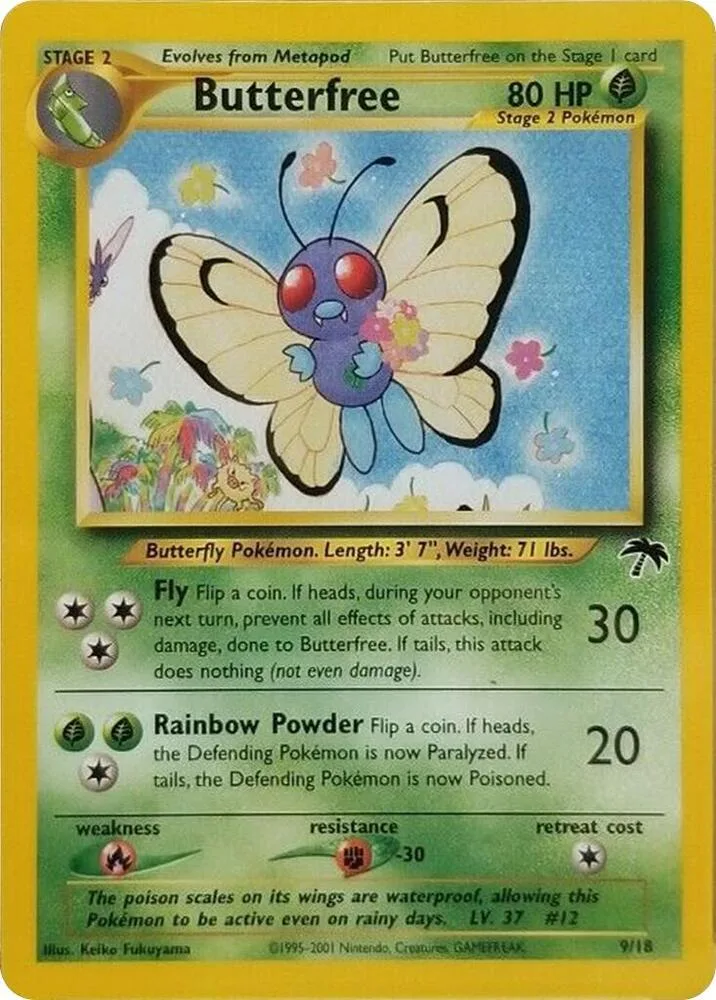 Butterfree card front