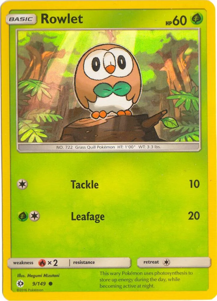 Rowlet (Water Web Holo) thumbnail