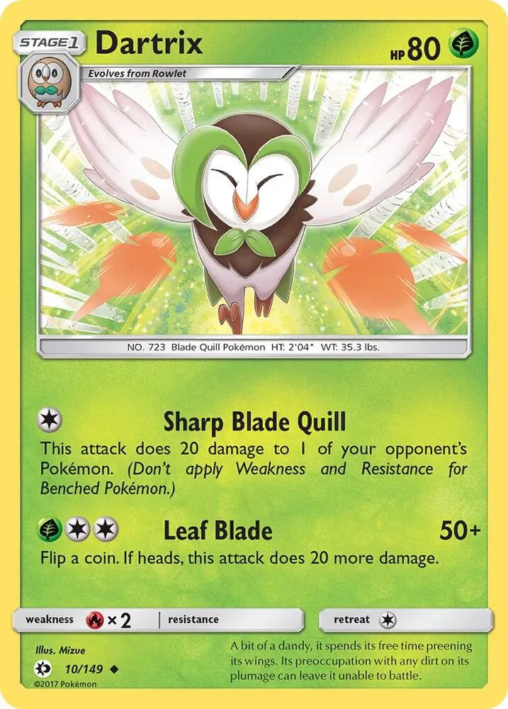 Dartrix card front
