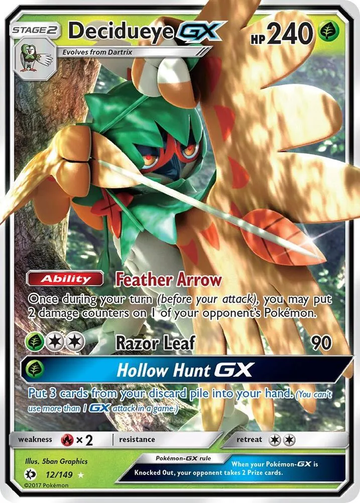 Decidueye GX card front