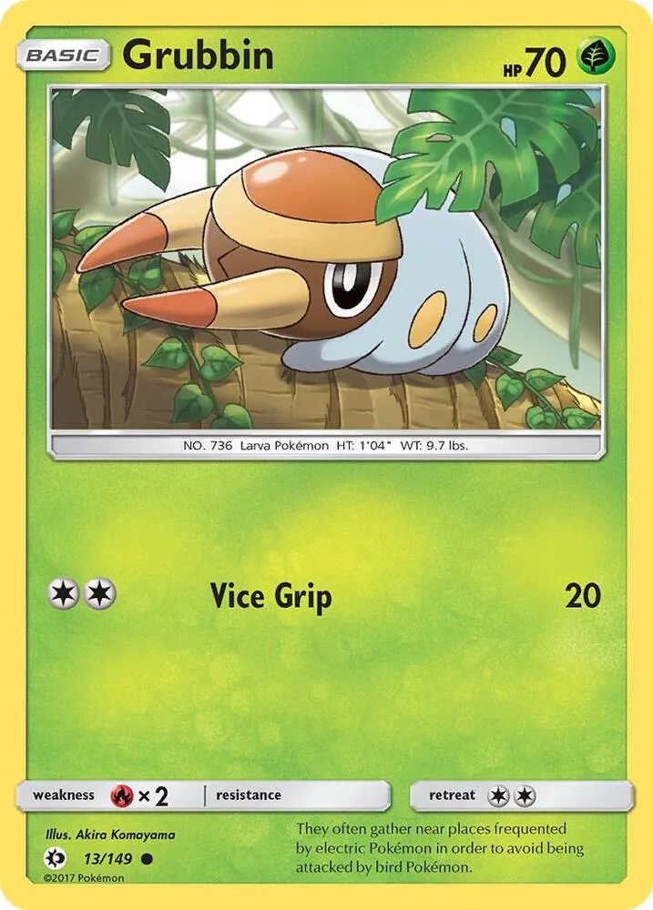 Grubbin card front