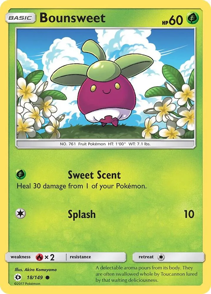 Bounsweet card front