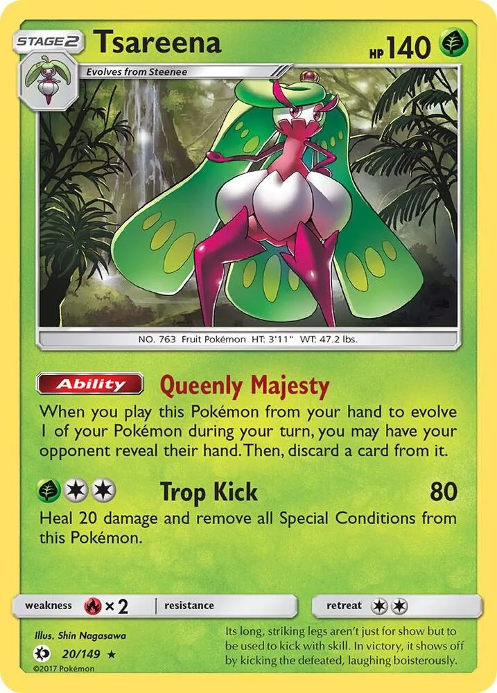 Tsareena card front