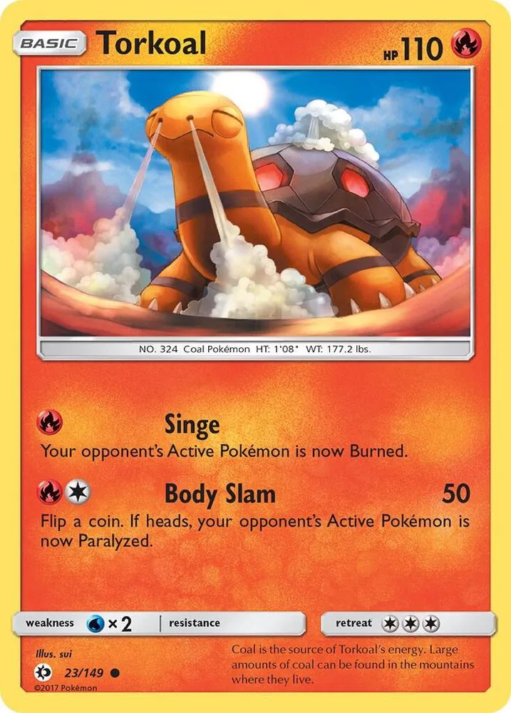 Torkoal card front