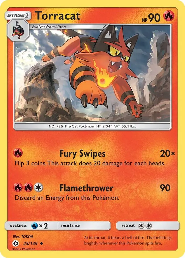 Torracat card front