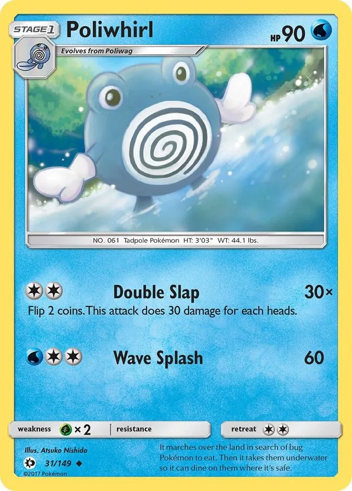 Poliwhirl card front