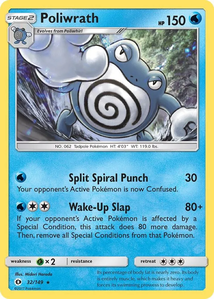 Poliwrath card front