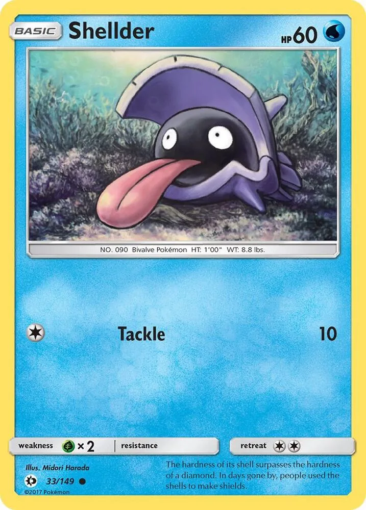 Shellder card front