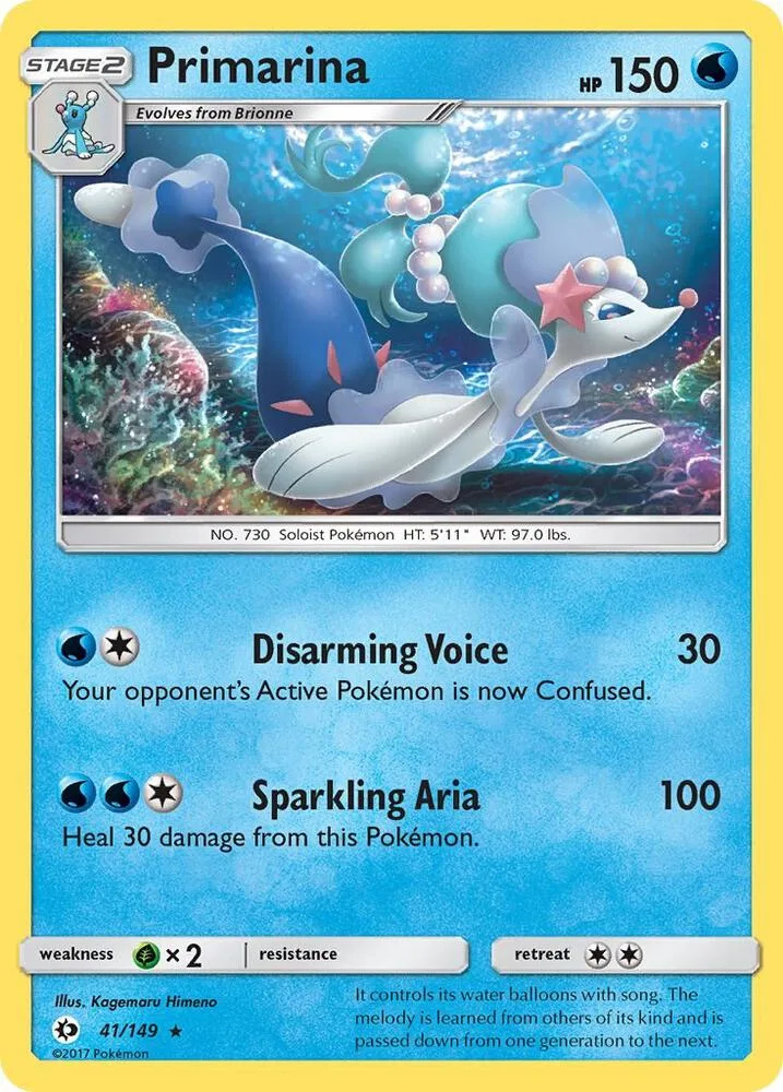 Primarina card front