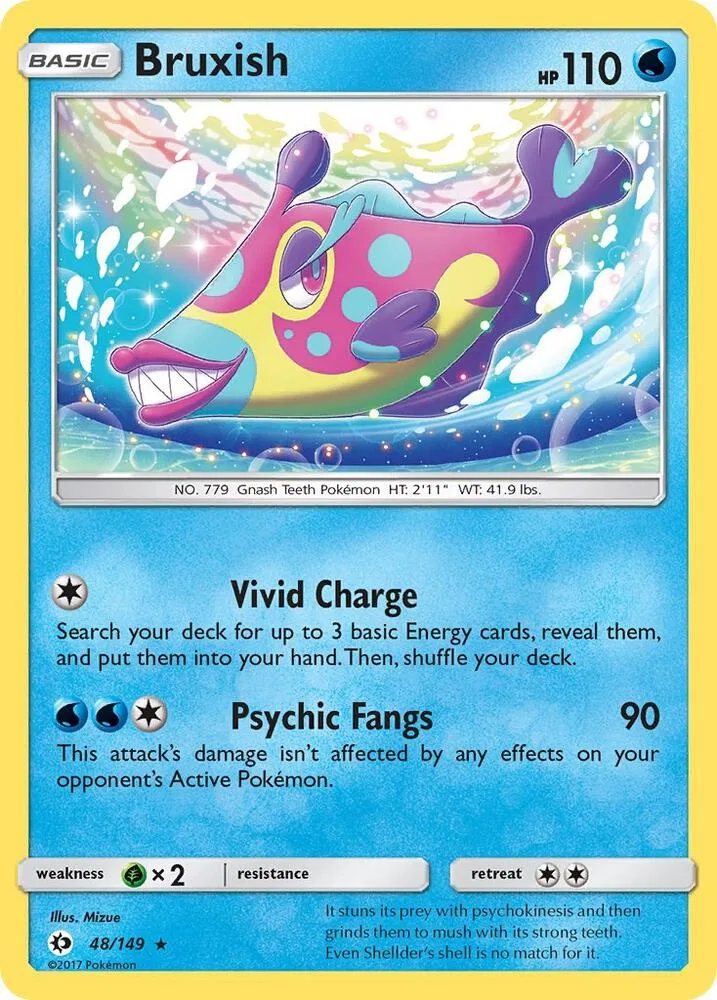 Bruxish card front