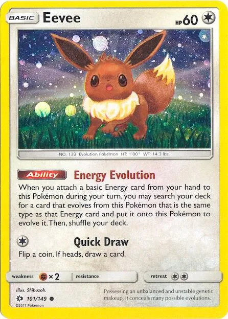 Eevee (Cosmos Holo) thumbnail