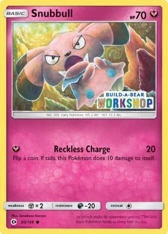 Snubbull Build-A-Bear card