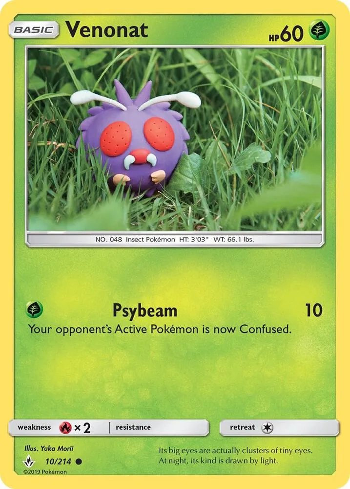 Venonat card front