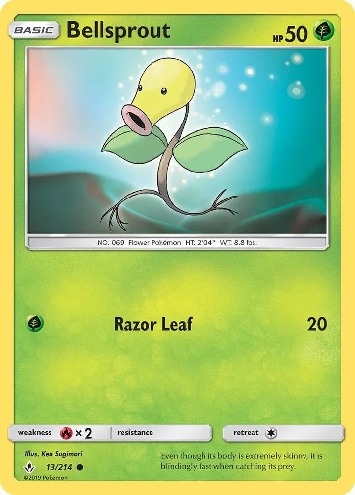 Bellsprout card front