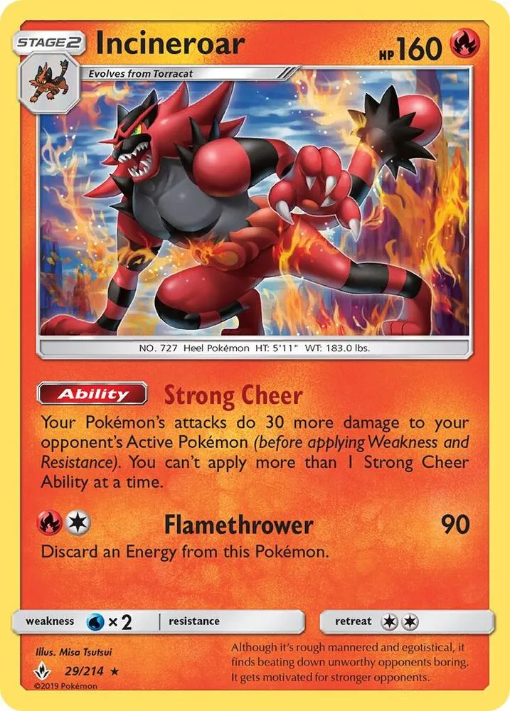 Incineroar card front