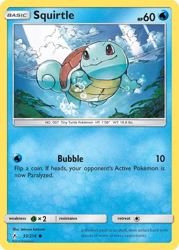 Squirtle card front