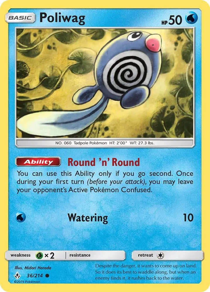 Poliwag card front