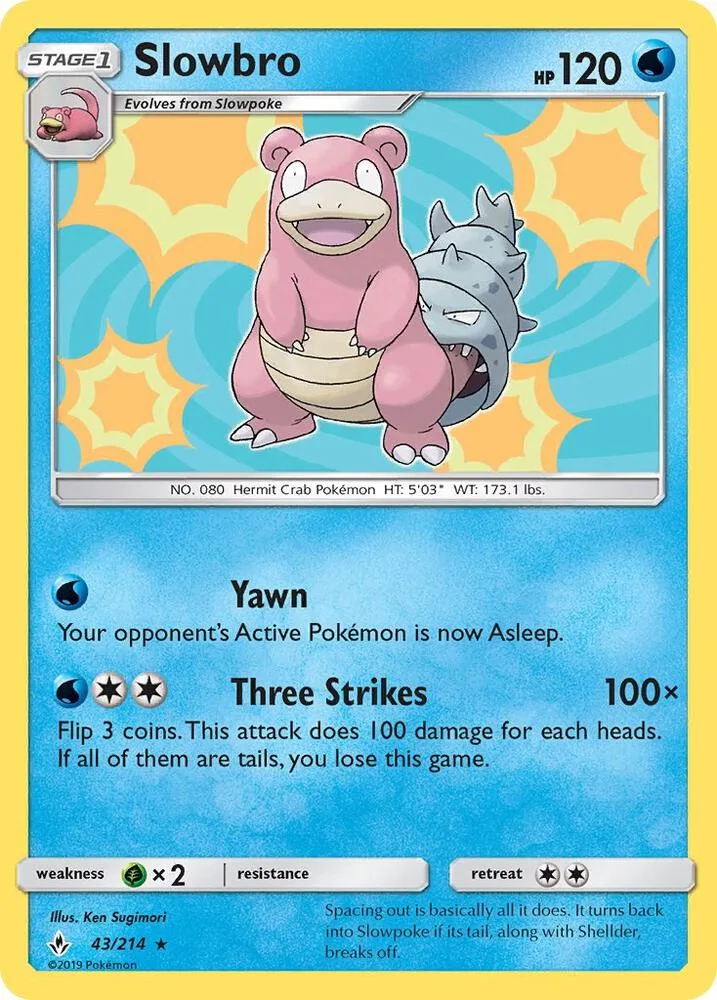 Slowbro card front