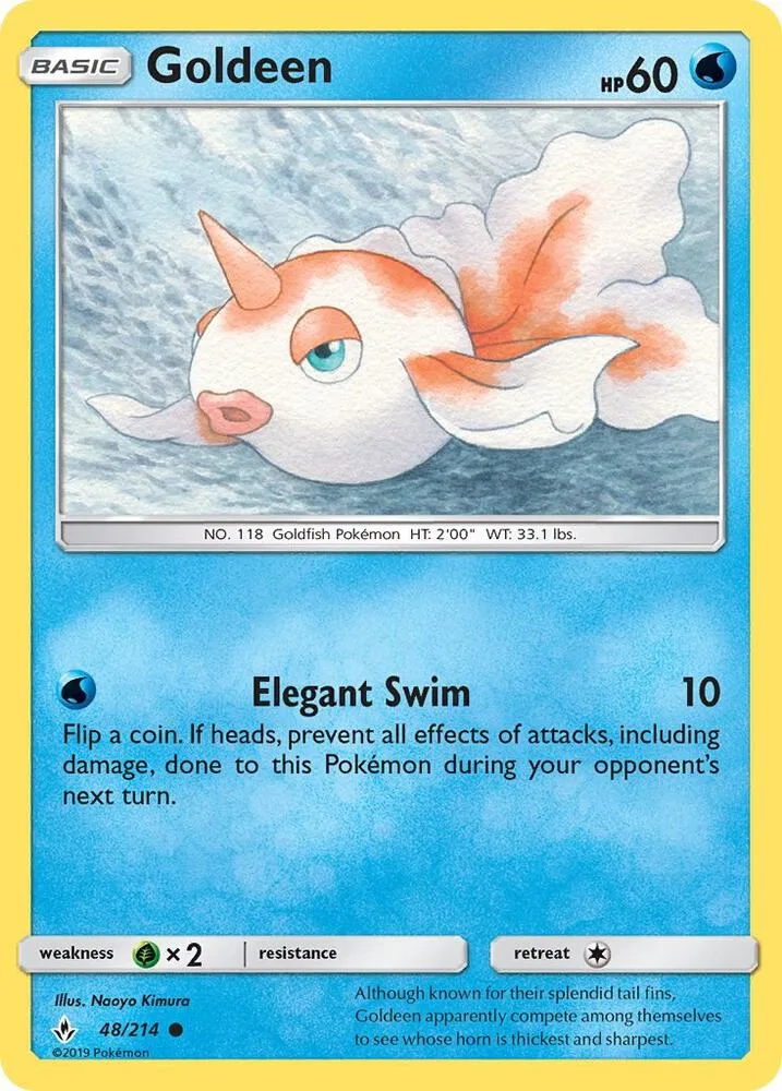 Goldeen card front