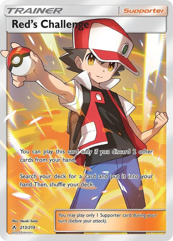 Red's Challenge (Full Art) Holofoil card