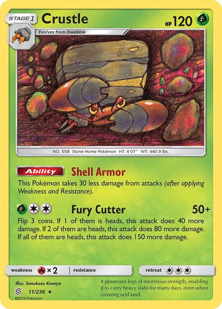 Crustle card front