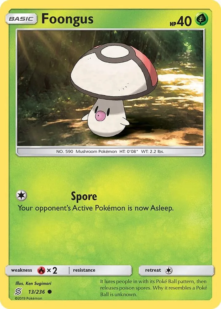 Foongus card front