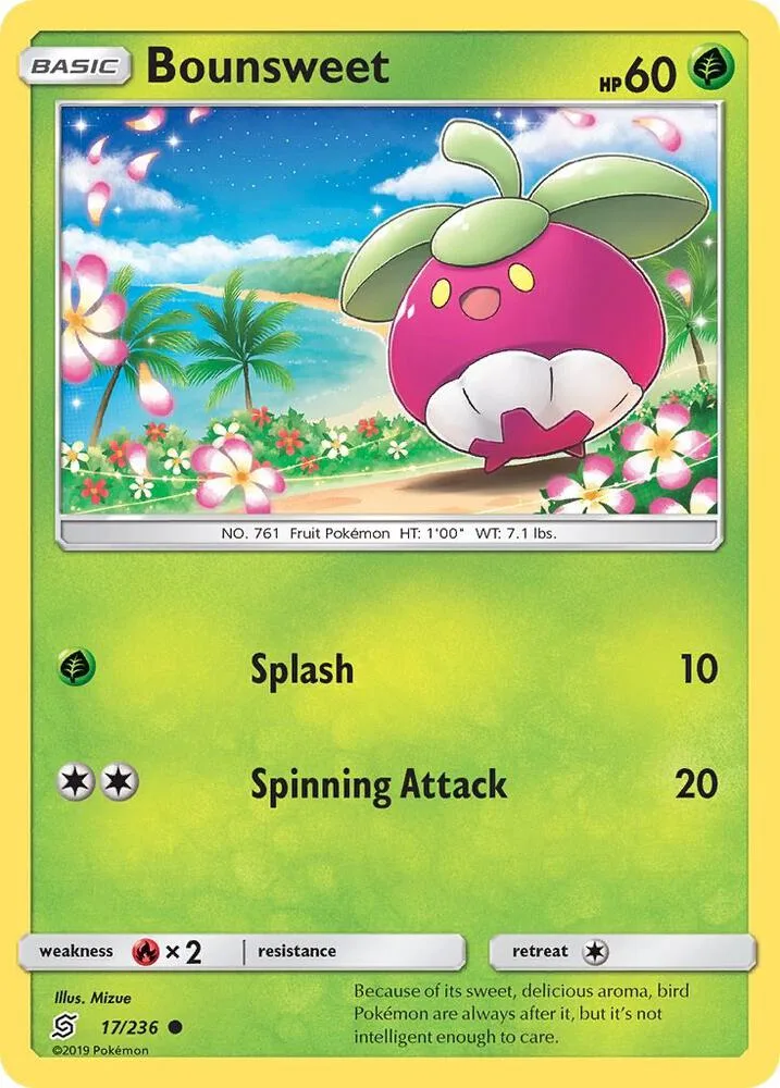 Bounsweet card front