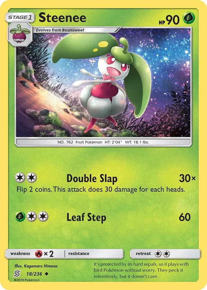 Steenee card front