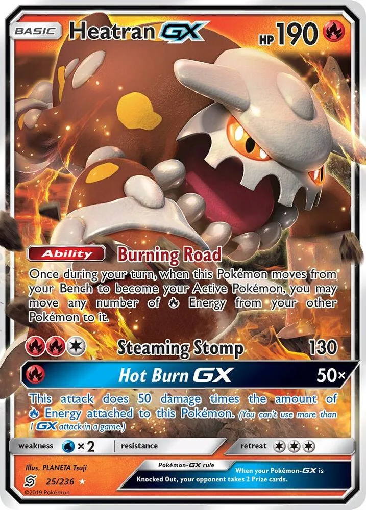 Heatran GX card front