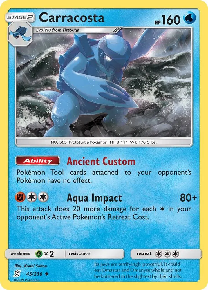 Carracosta card front