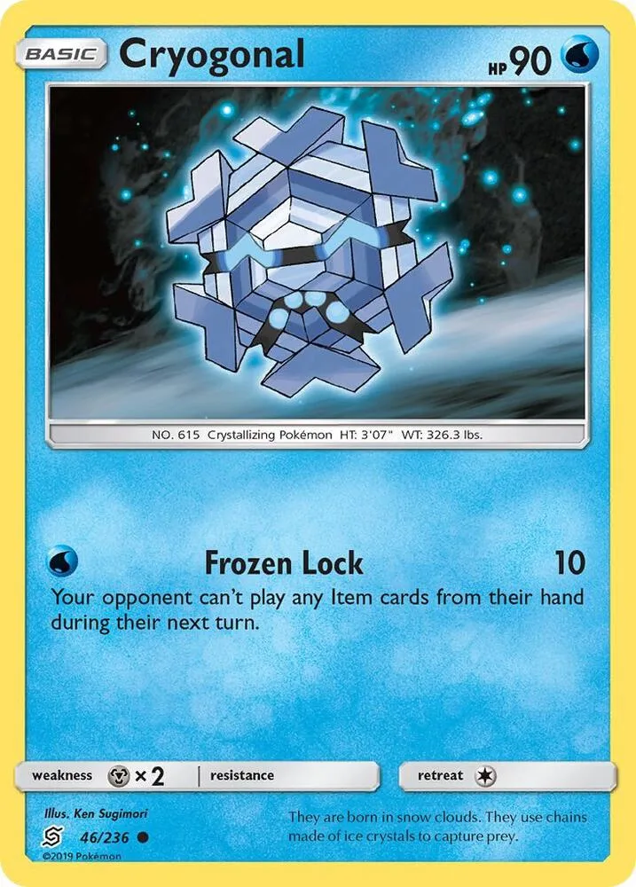 Cryogonal card front