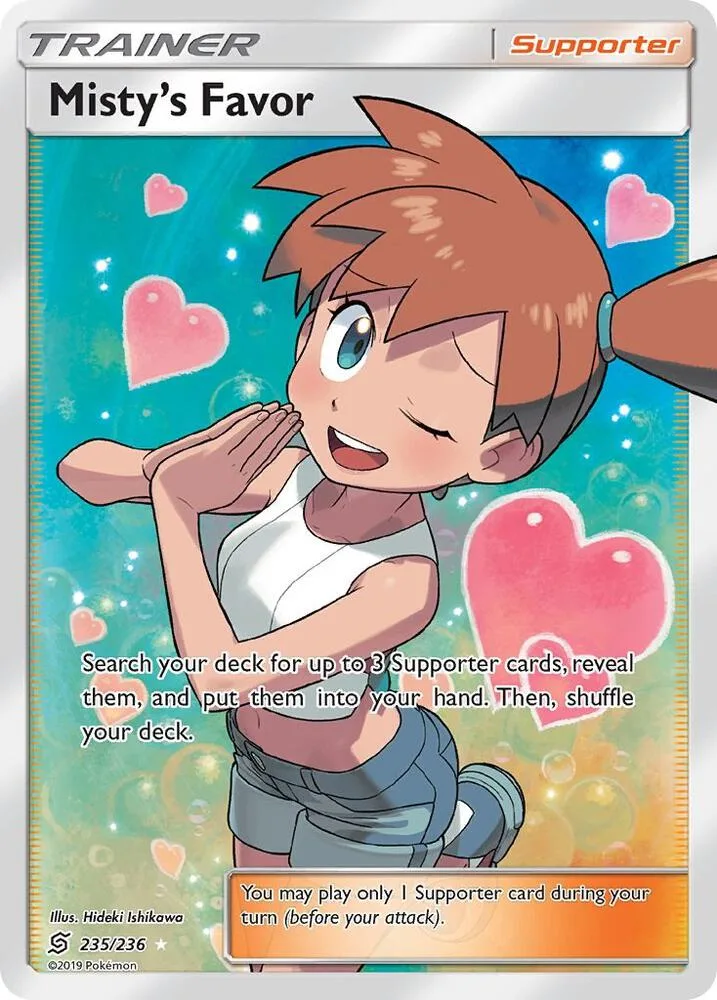 Misty's Favor (Full Art) Holofoil card